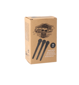 CAJA 10 PINZAS METÁLICAS NEGRAS CAPTAIN COOK
