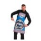 DELANTAL BARBERO AZUL