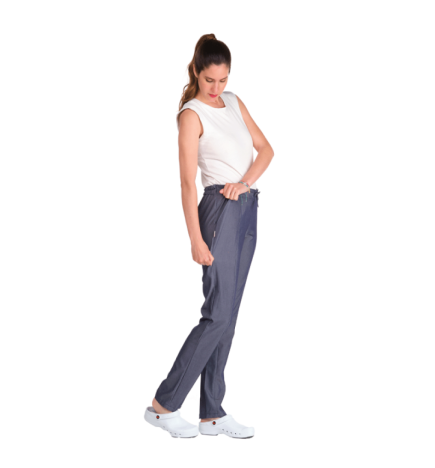 PANTALÓN DENIM MARINO XL