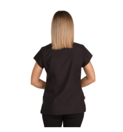 CASACA MICROFIBRA MINI CUELLO MAO NEGRA 2XL