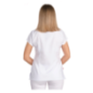 CASACA MICROFIBRA MINI CUELLO MAO BLANCA L