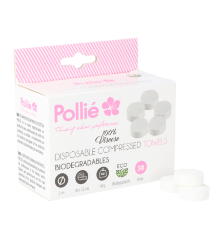 CAJA 50 TOALLAS COMPRIMIDAS 20 X 22 CM
