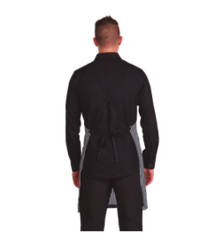 DELANTAL BARBERO BOLSILLO PLATEADO LACLA