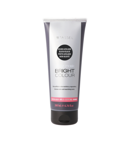 TASSEL MASCARILLA COLOR NEGRO-AZULADO