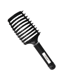 CEPILLO VENT CURVO DOBLE NYLON NEGRO