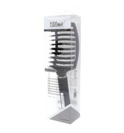 CEPILLO VENT CURVO DOBLE NYLON NEGRO