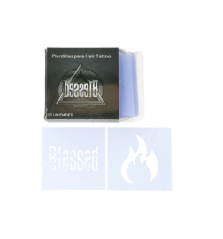 PACK 12 PLANTILLAS AERÓGRAFO BLESSED