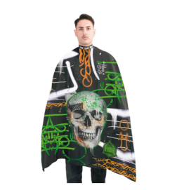 CAPA CON CUELLO NEOPRENO BLESSED GREEN SKULL