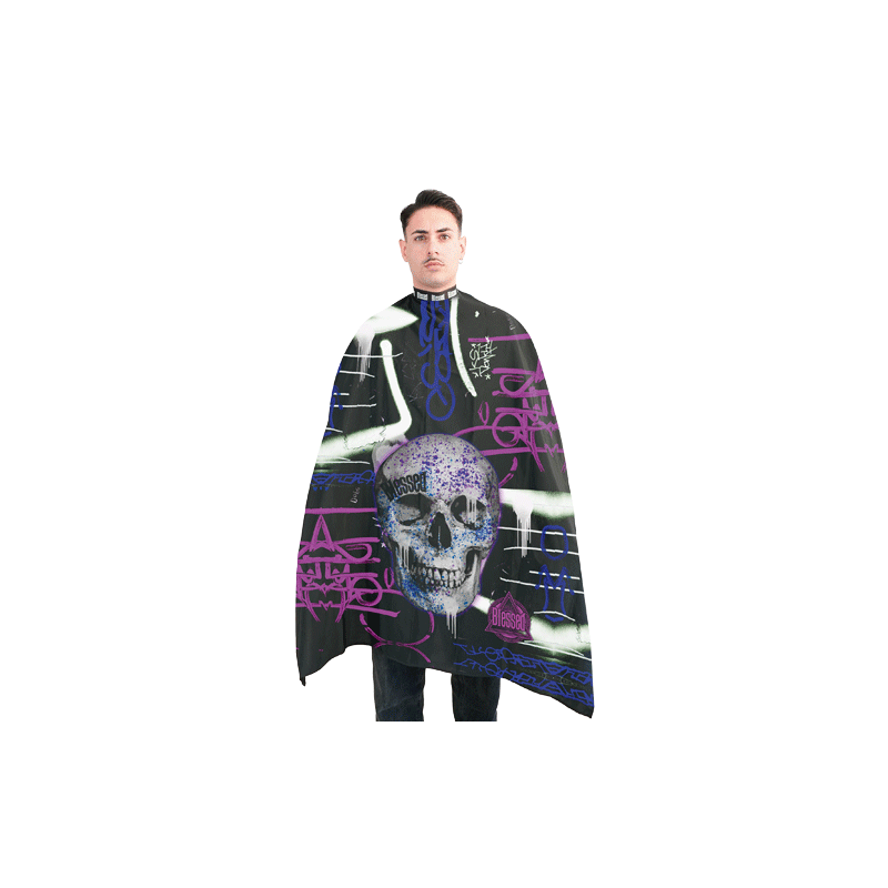 CAPA CON CUELLO NEOPRENO BLESSED PURPLE SKULL