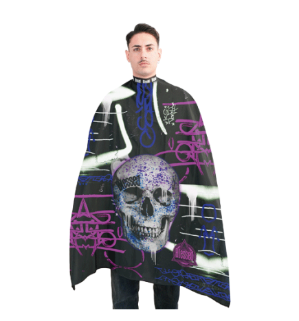 CAPA CON CUELLO NEOPRENO BLESSED PURPLE SKULL