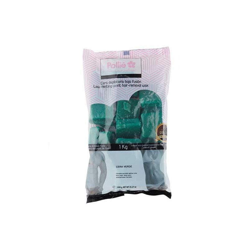 BOLSA 1KG.CERA VERDE PASTILLAS BAJA FUSION