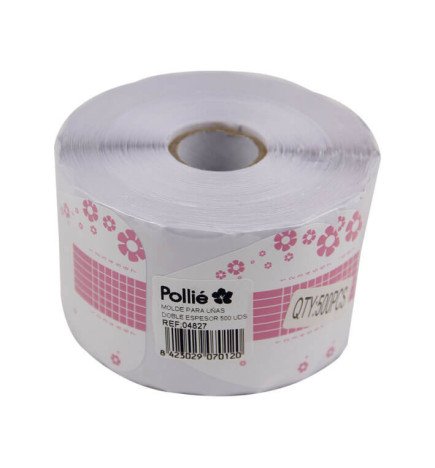 MOLDE PARA UÑAS DOBLE ESPESOR 500 UDS