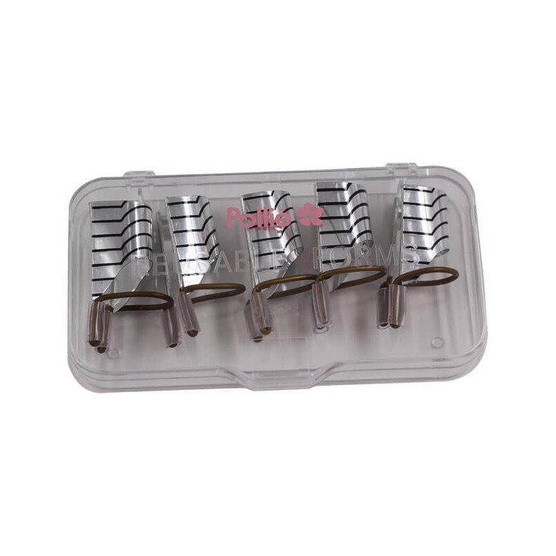 MOLDES PARA UÑAS REUTILIZABLES 5 UDS