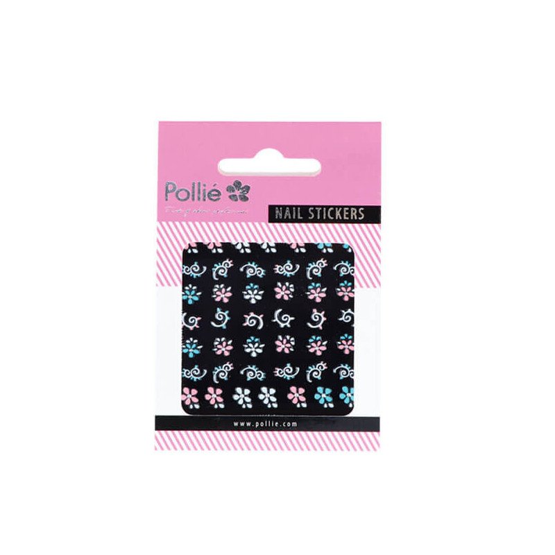 ADHESIVOS 3D FLORES COLORES NAIL ART