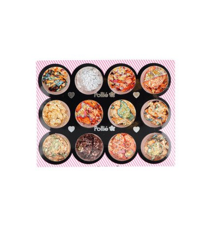 LPAN DE ORO NAIL ART 12 COLORES