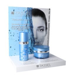 EXPOSITOR HYALURONIC CREMA Y SERUM