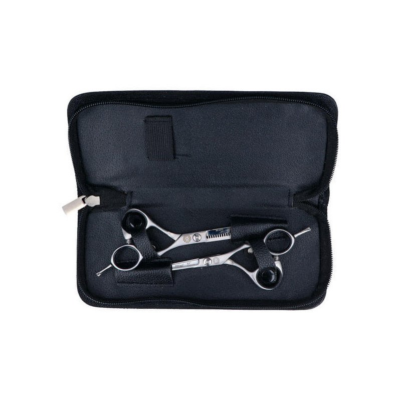 ESTUCHE FLASH 2 TIJERAS CORTE Y ESCULPIR 5'5