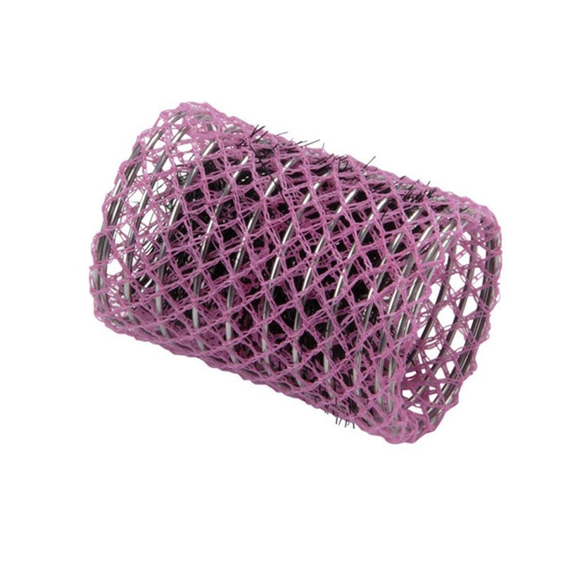 BOLSA 6 RULOS MALLA ROSA 45 MM