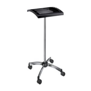 CARRITO AUXILIAR NEGRO 39X39X90