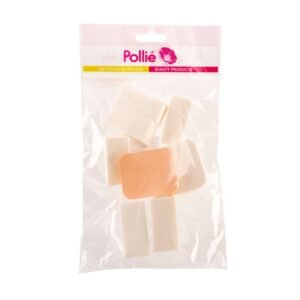 BOLSA 8 ESPONJAS MAQUILLAJE COLORES