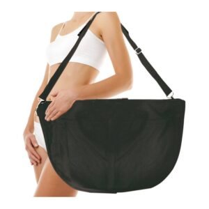 BOLSA PORTA UTILES NEGRA 55 X 37 X 18
