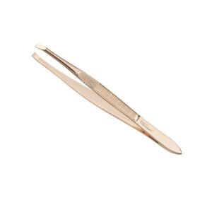 PINZA DEPILAR 9 CM.DORADA P/RECTA