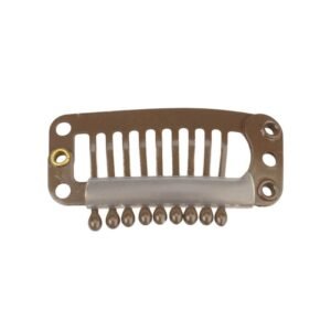 BOLSA 50 CLIPS 2,8 CM. EXTENSIONES MARRON