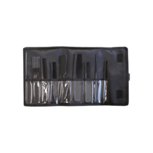 ESTUCHE PROFESIONAL 9 PEINES CON CIERRE