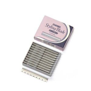 CAJA 10 CUCHILLAS FEATHER STYLING RAZOR-W