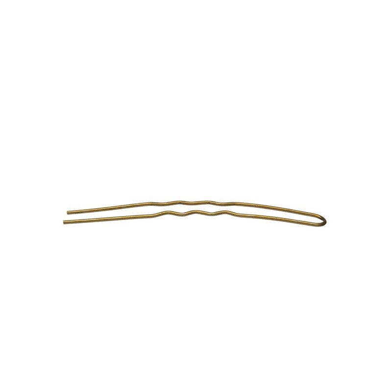 BOL.10 HORQUILLAS BRONCE CURVA.MOÑO ONDUL.75MM