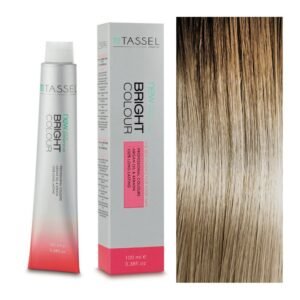 BRIGHT COLOUR Nº 8.31 RUBIO CLARO DORADO CENIZA 100G. TASSEL