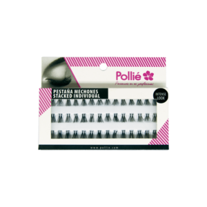 PESTAÑAS POLLIE INDIVIDUAL DUO CORTAS NEGRAS
