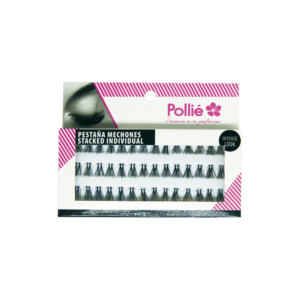 PESTAÑAS POLLIE INDIVIDUAL DUO MEDIAS NEGRAS