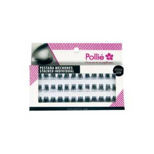 PESTAÑAS POLLIE INDIVIDUAL TRIO CORTAS NEGRAS