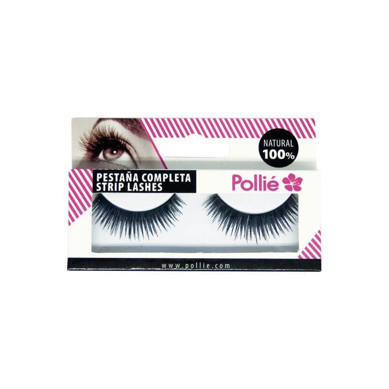 PESTAÑAS POLLIE 1 NEGRAS 100% NATURAL
