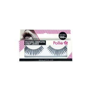 PESTAÑAS POLLIE 16 NEGRAS 100% NATURAL