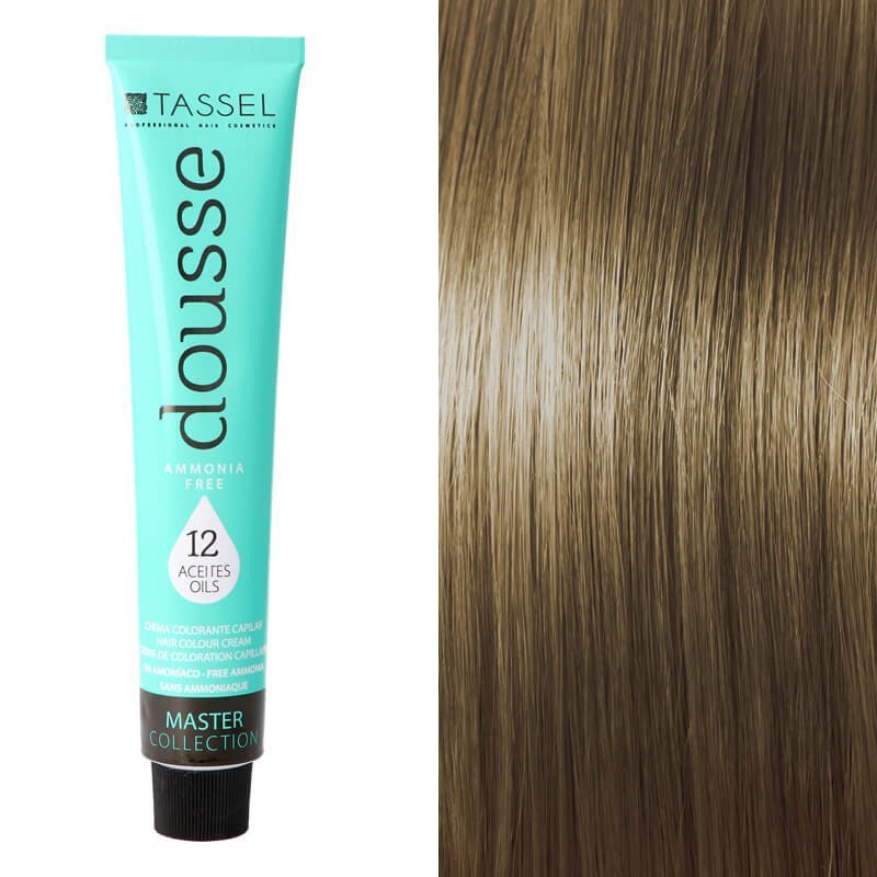 DOUSSE Nº 7.1 RUBIO MEDIO CENIZA 100G. TASSEL SIN AMONIACO