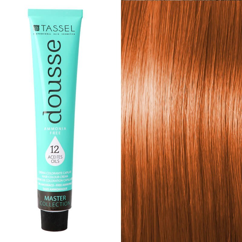 DOUSSE Nº 8.43 RUBIO CLARO COBRE DORADO SIN AMONIACO SIN AMONIACO 100G. TASSEL