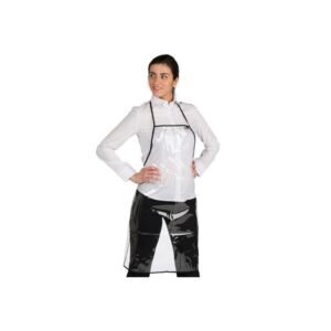 DELANTAL MOD.31306075 TRANSPARENTE/NEGRO